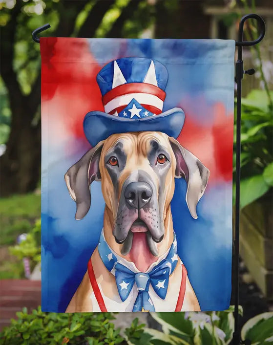 Great Dane Patriotic American Garden Flag Caroline's Treasures
