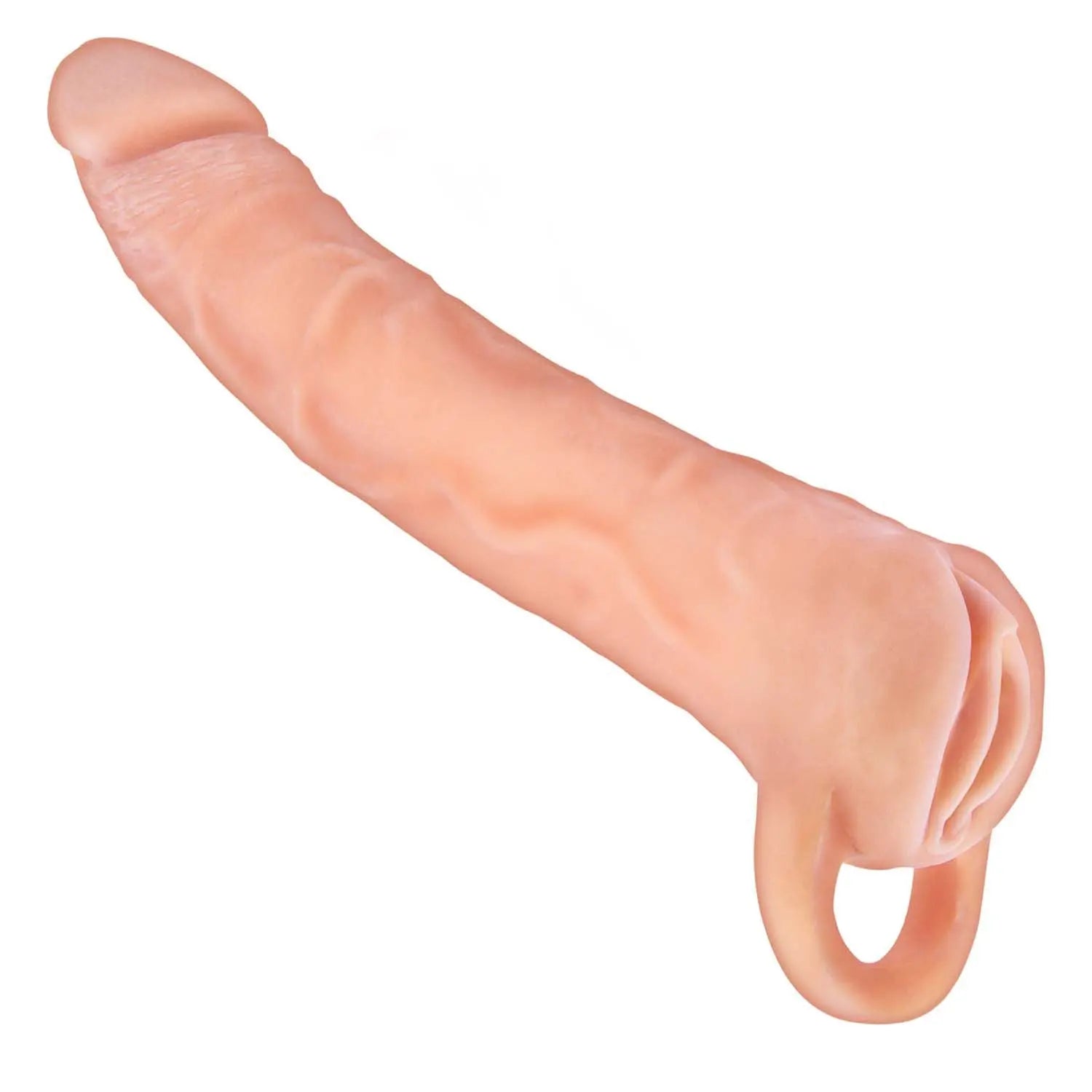 Great Extender 8 2 In 1 White Extender & Masturbator " Nasstoys