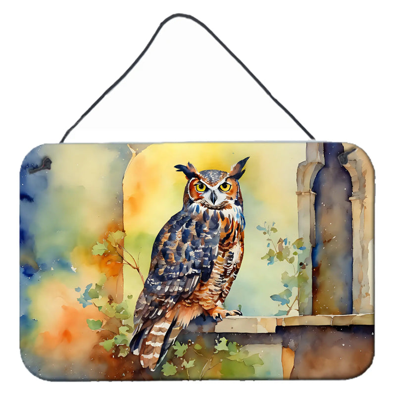 Great Horned Owl Wall or Door Hanging Prints Caroline's Treasures