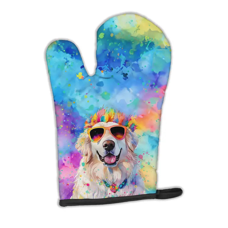 Great Pyrenees Hippie Dawg Oven Mitt Caroline's Treasures