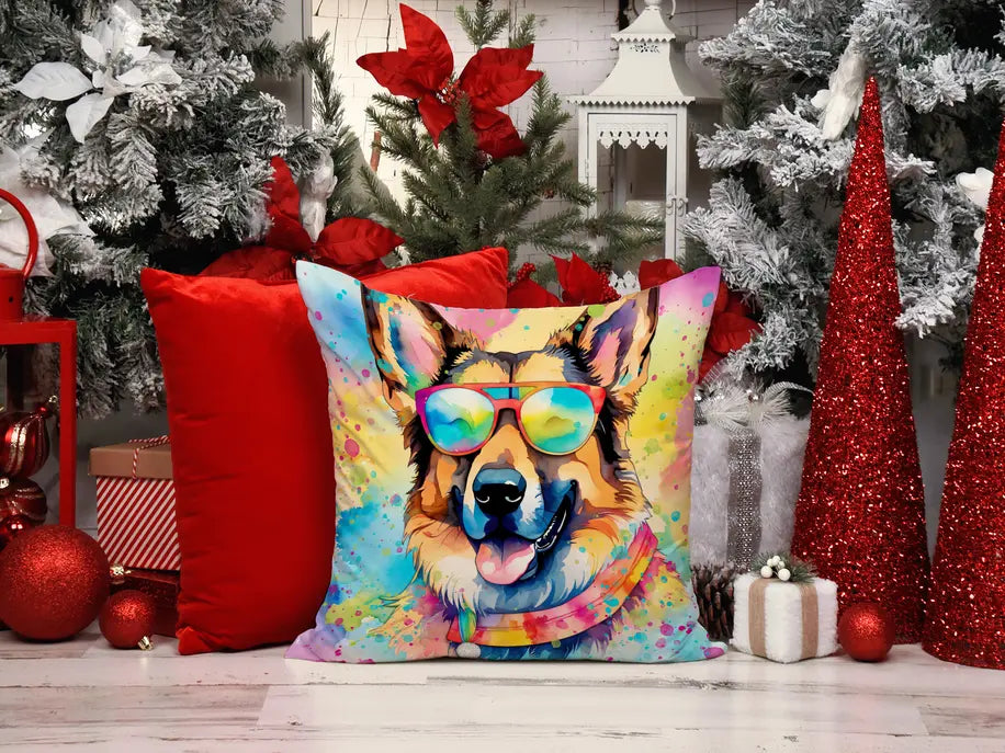 Great Pyrenees Hippie Dawg Pair of Pot Holders Caroline's Treasures