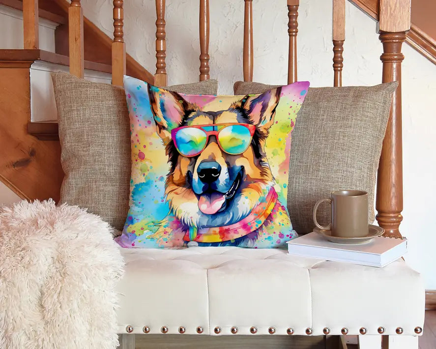 Great Pyrenees Hippie Dawg Pair of Pot Holders Caroline's Treasures