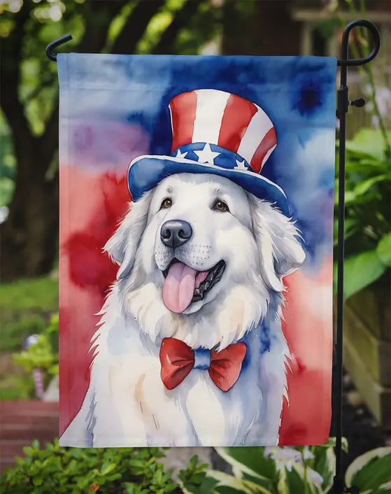 Great Pyrenees Patriotic American Garden Flag Caroline's Treasures