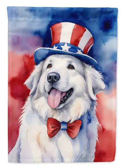 Great Pyrenees Patriotic American Garden Flag Caroline's Treasures