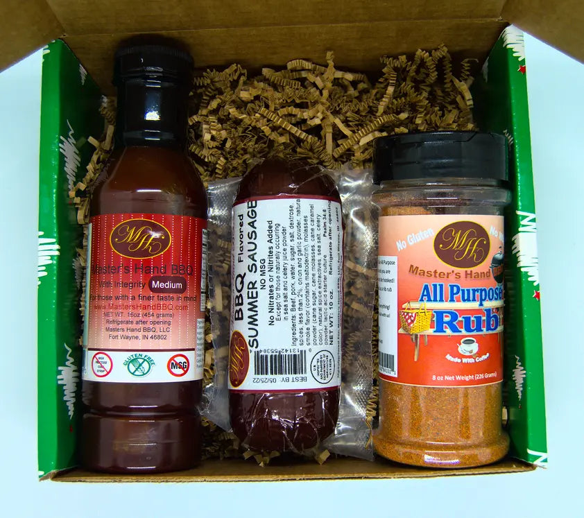 Green Gift Set Master's Hand BBQ