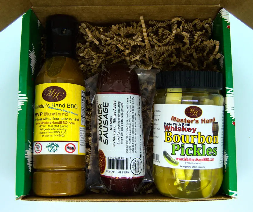 Green Gift Set Master's Hand BBQ