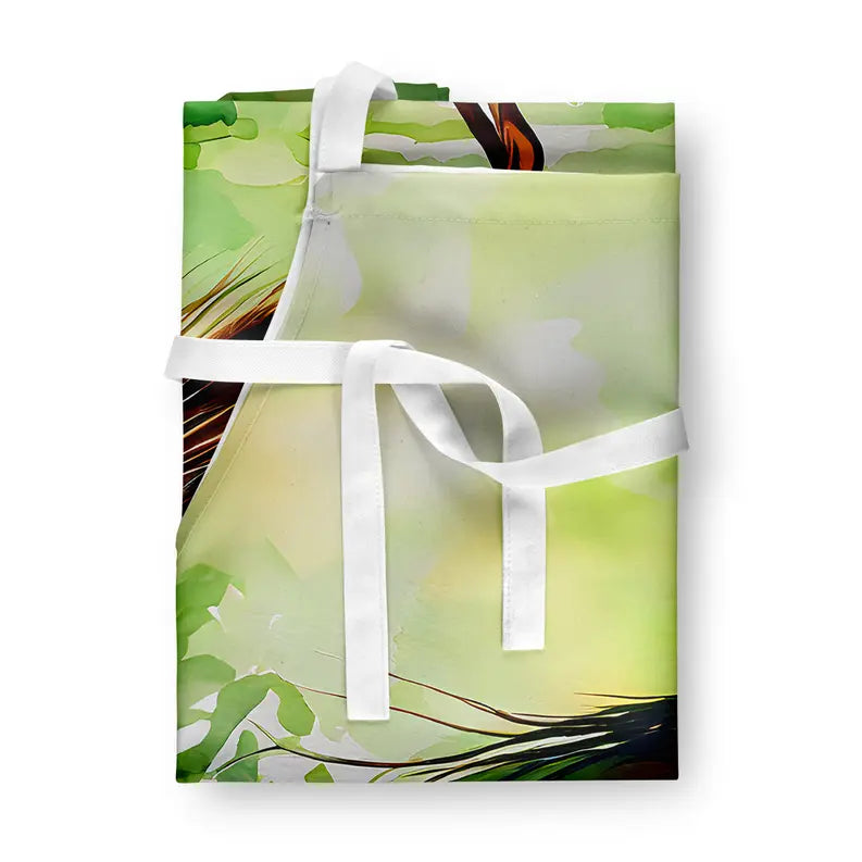 Green Heron Apron Caroline's Treasures