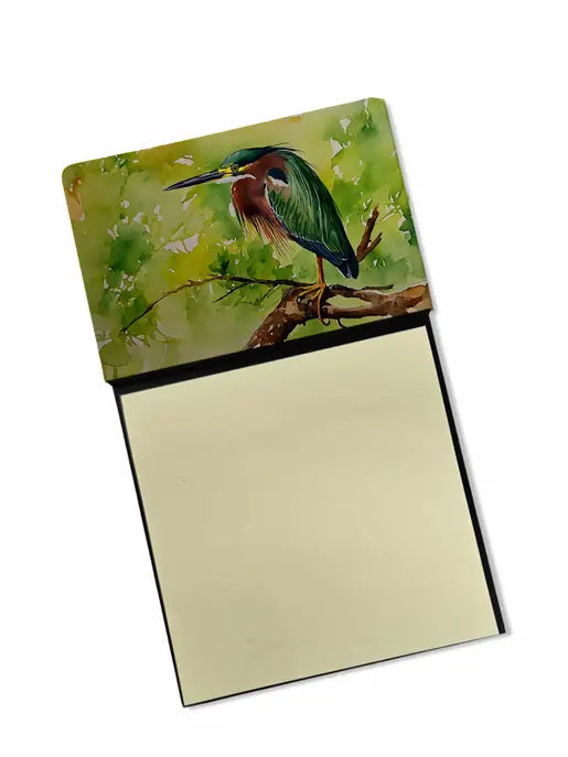 Green Heron Pair of Pot Holders Caroline's Treasures