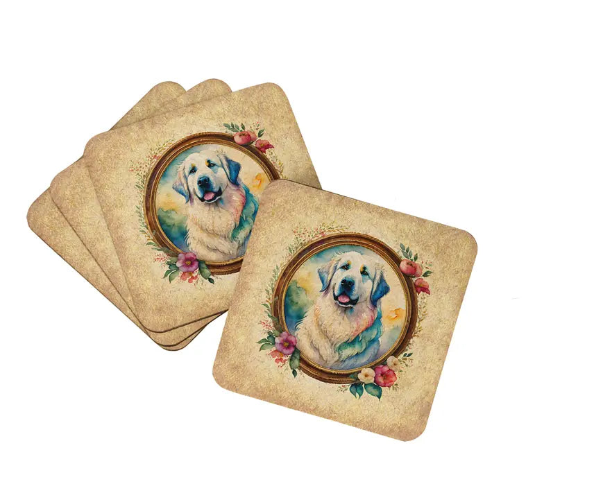 Greyhound and Flowers Pair of Pot Holders Caroline's Treasures
