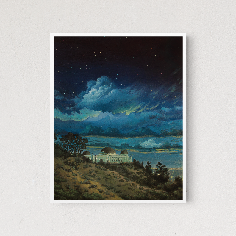 Griffith Observatory w/ Storm Clouds The Crafted Prints