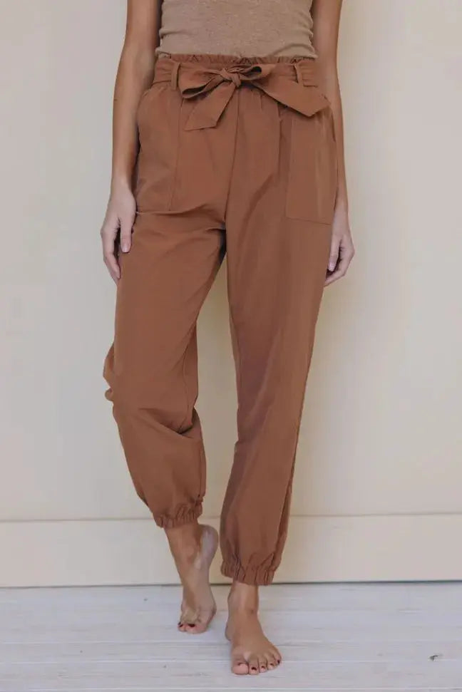 Ground Up Paperbag Pants Stay Warm in Style