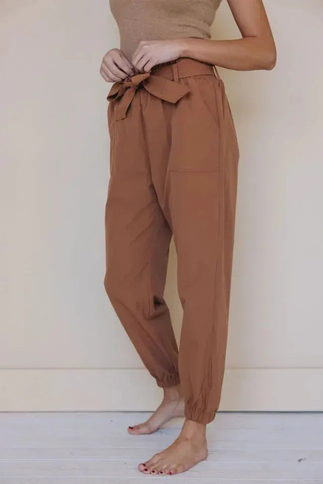 Ground Up Paperbag Pants Stay Warm in Style