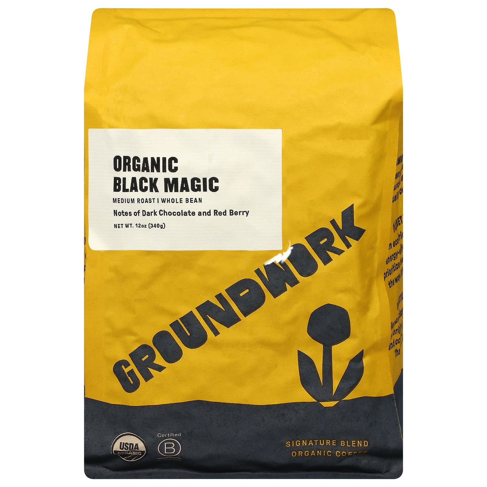Groundwork - Coffee Og2 Black Magic Wb - Cs Of 6-12 Oz Groundwork