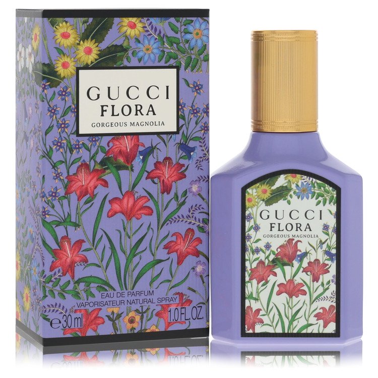 Gucci  Flora Gorgeous Magnolia by Gucci Eau De Parfum Spray 1.0 oz for Women for Fragrances for Women Gucci