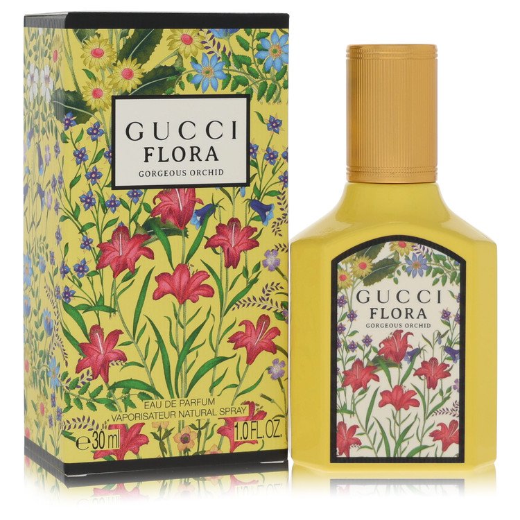 Gucci  Flora Gorgeous Orchid by Gucci Eau De Parfum Spray 1.0 oz for Women for Fragrances for Women Gucci