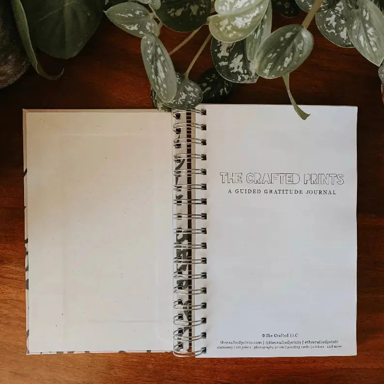 Guided Gratitude Journal - "See The Good" - Retro Floral The Crafted Prints