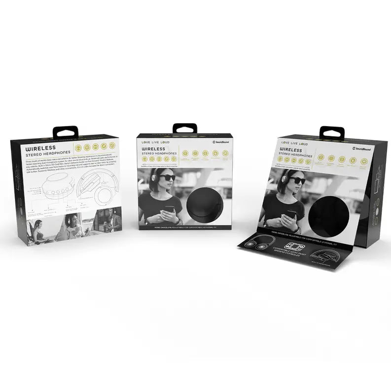 Gunmetal Bluetooth Headphone Soundbound