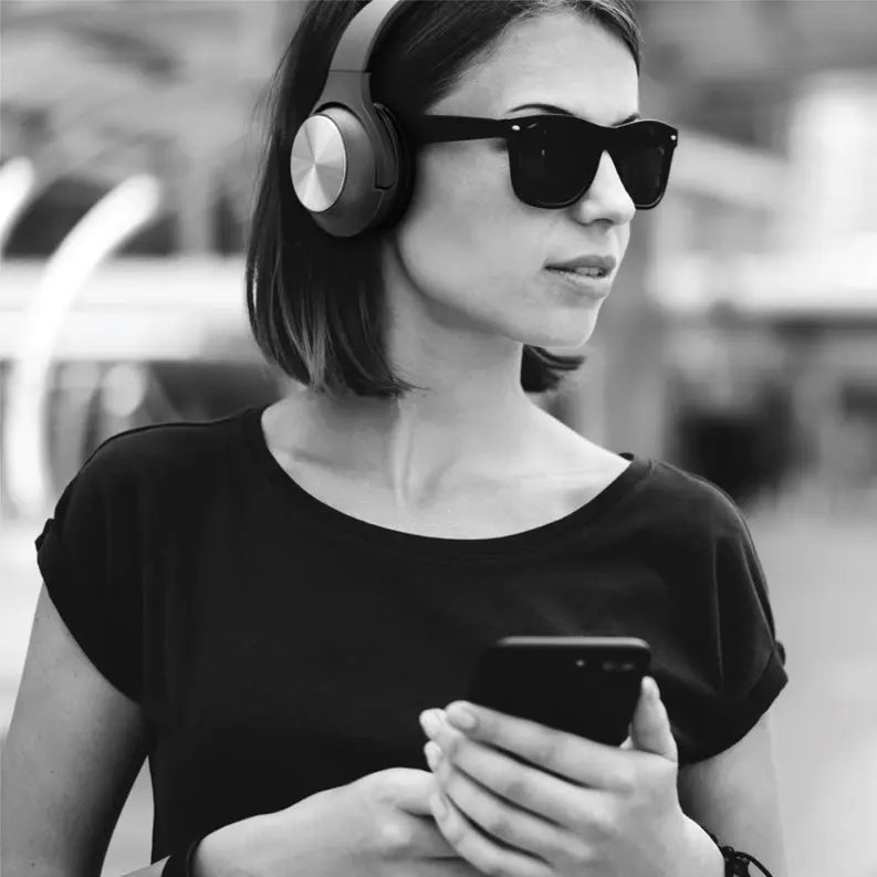 Gunmetal Bluetooth Headphone Soundbound
