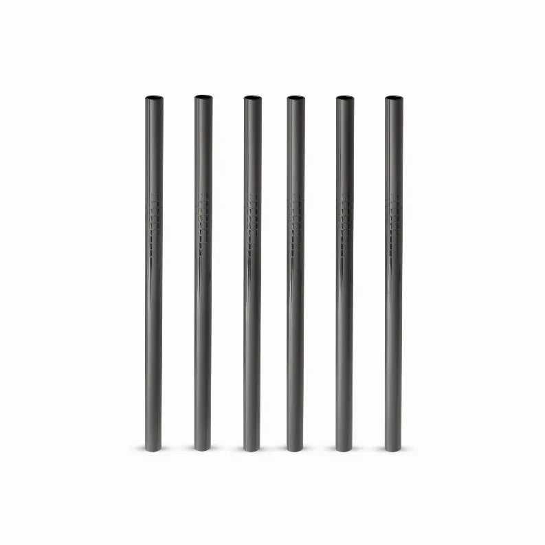 Gunmetal Lowball Straws by Viski True Brands