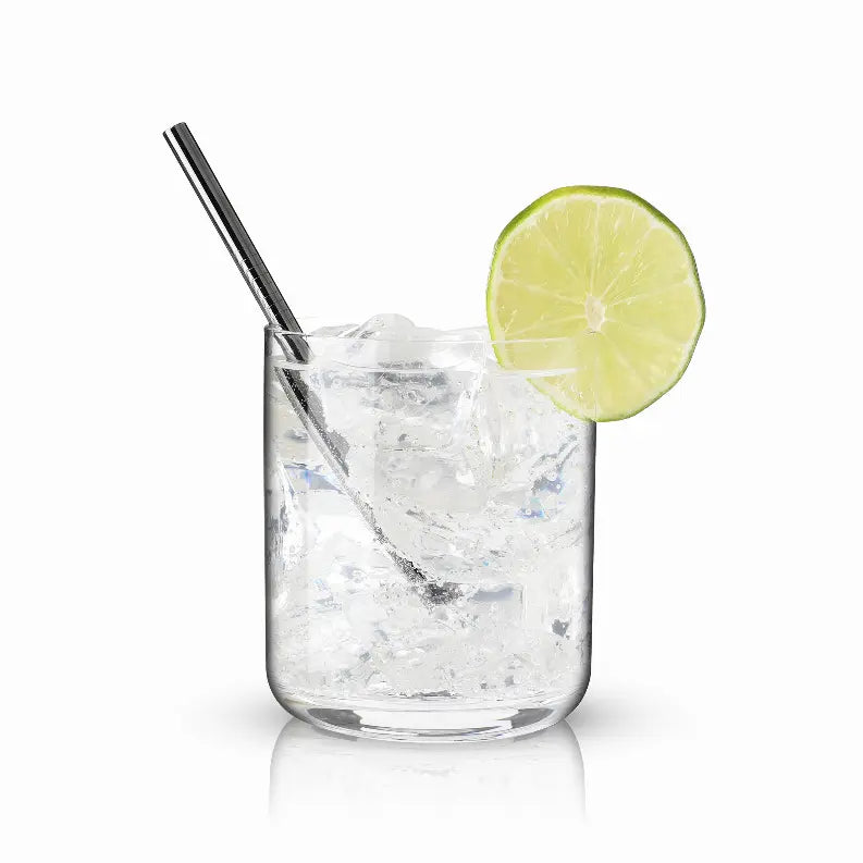 Gunmetal Lowball Straws by Viski True Brands