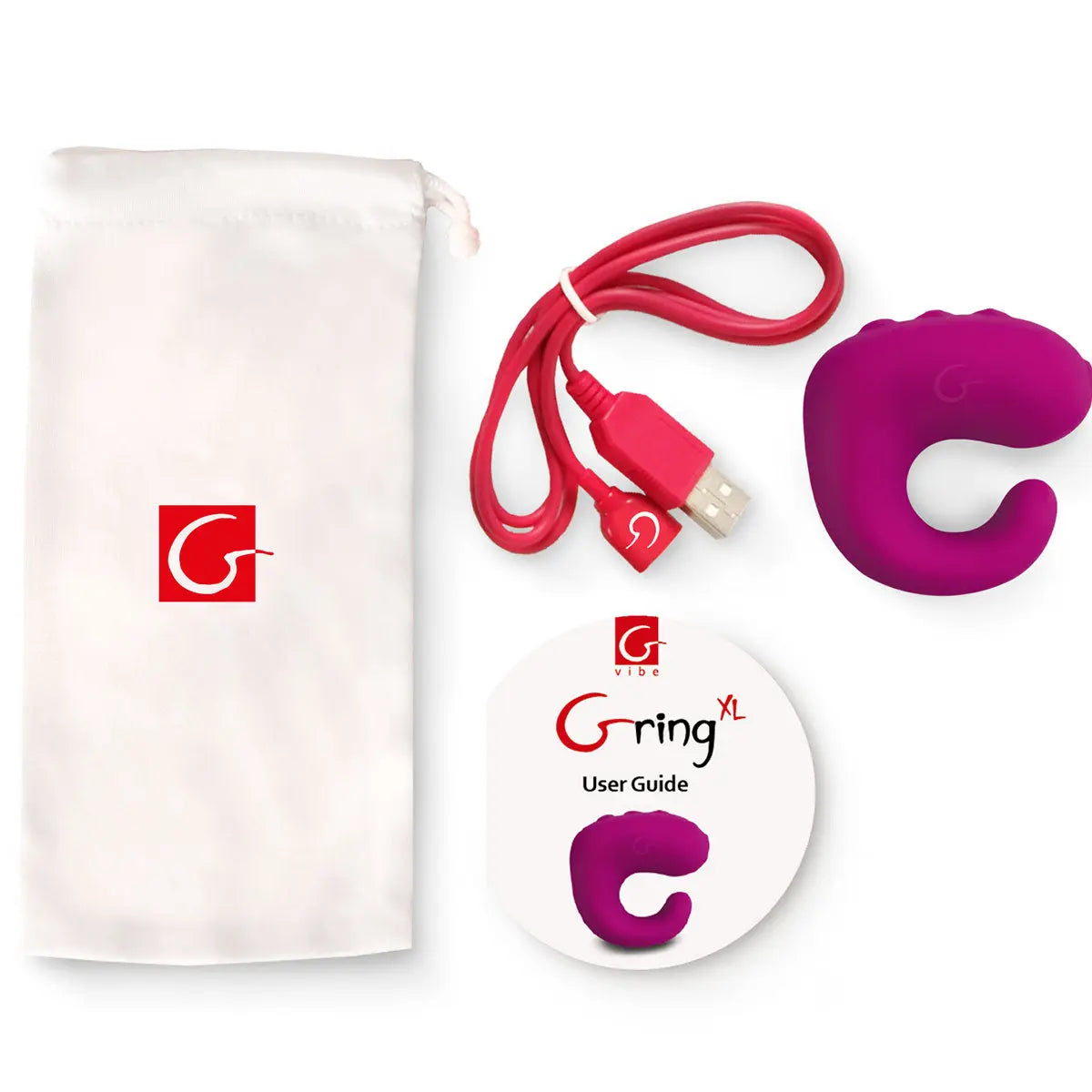 Gvibe Gring XL - Sweet Raspberry - GreatEagleInc