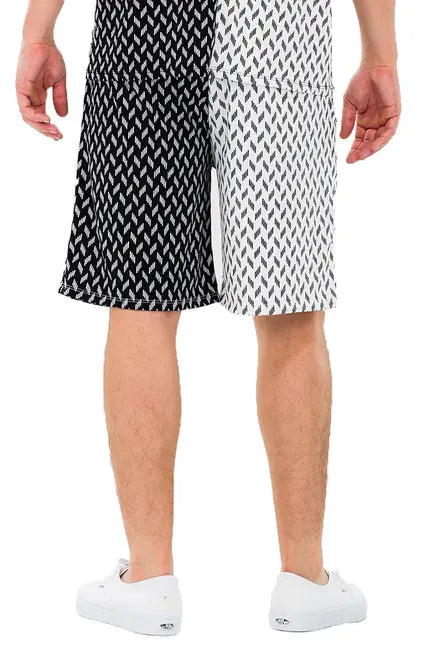 HALF AND HALF PRINT SHORTS WEIV