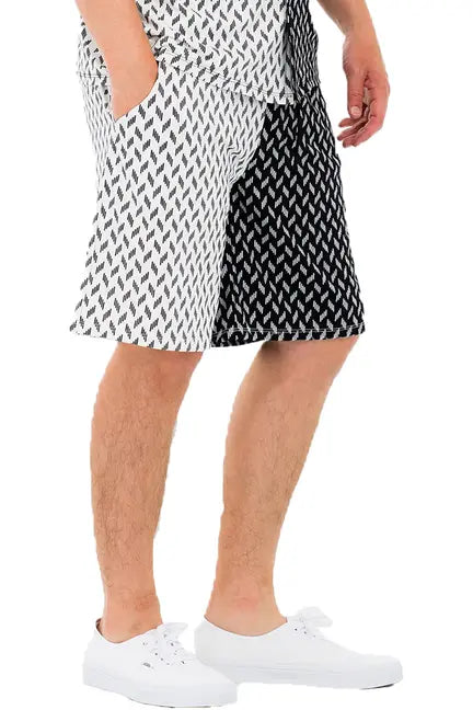 HALF AND HALF PRINT SHORTS WEIV