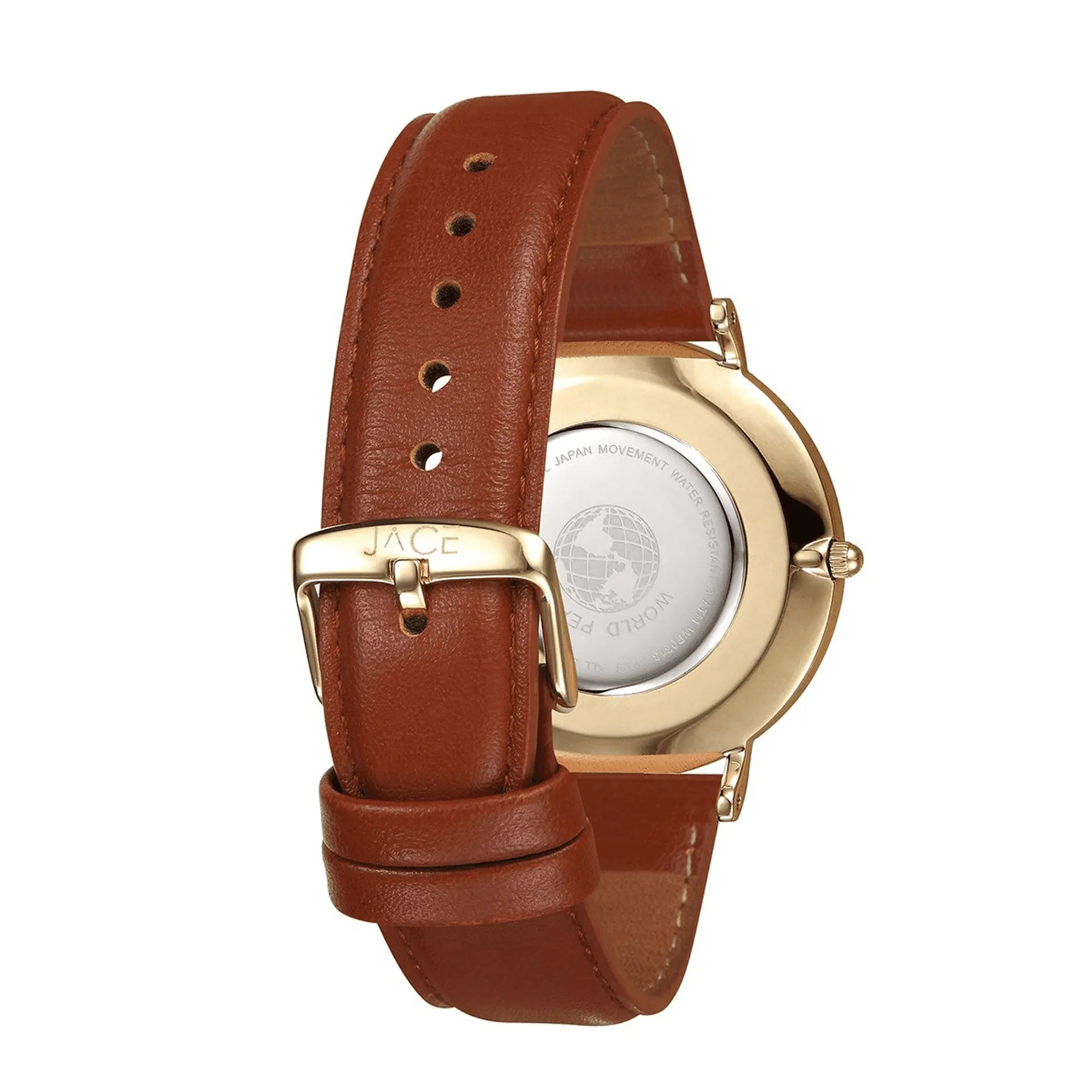 "HAVANA" MENS LEATHER BAND WATCH Lurella Cosmetics