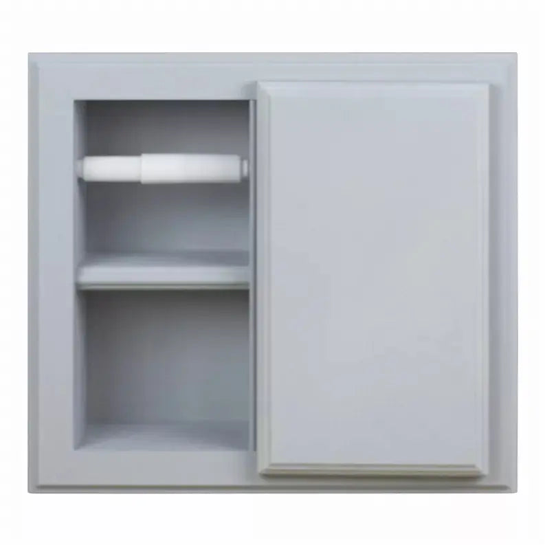 Haile Solid Wood Recessed Wood Toilet Paper Holder with Storage Cubby WG Wood Products, LLC