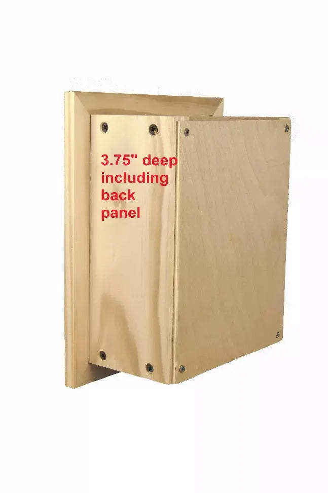 Haile Solid Wood Recessed Wood Toilet Paper Holder with Storage Cubby WG Wood Products, LLC