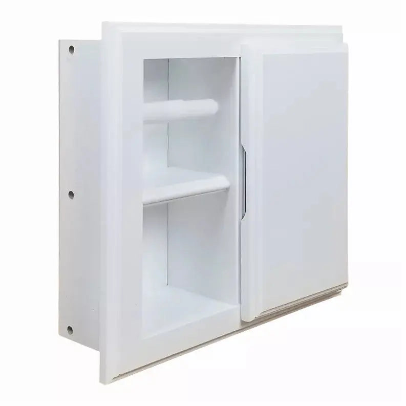 Haile Solid Wood Recessed Wood Toilet Paper Holder with Storage Cubby WG Wood Products, LLC