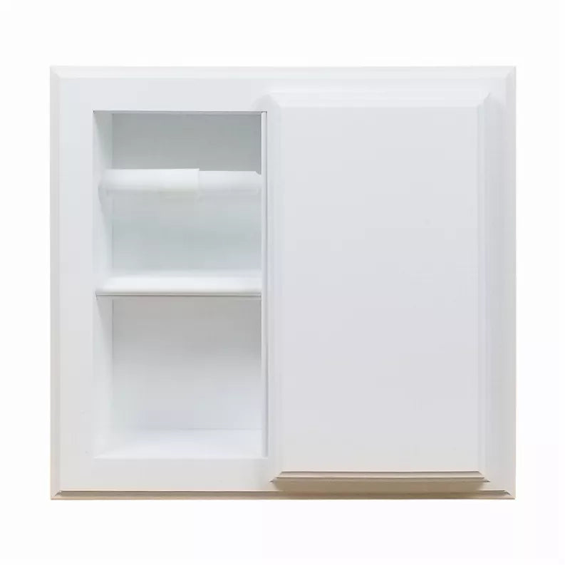 Haile Solid Wood Recessed Wood Toilet Paper Holder with Storage Cubby WG Wood Products, LLC