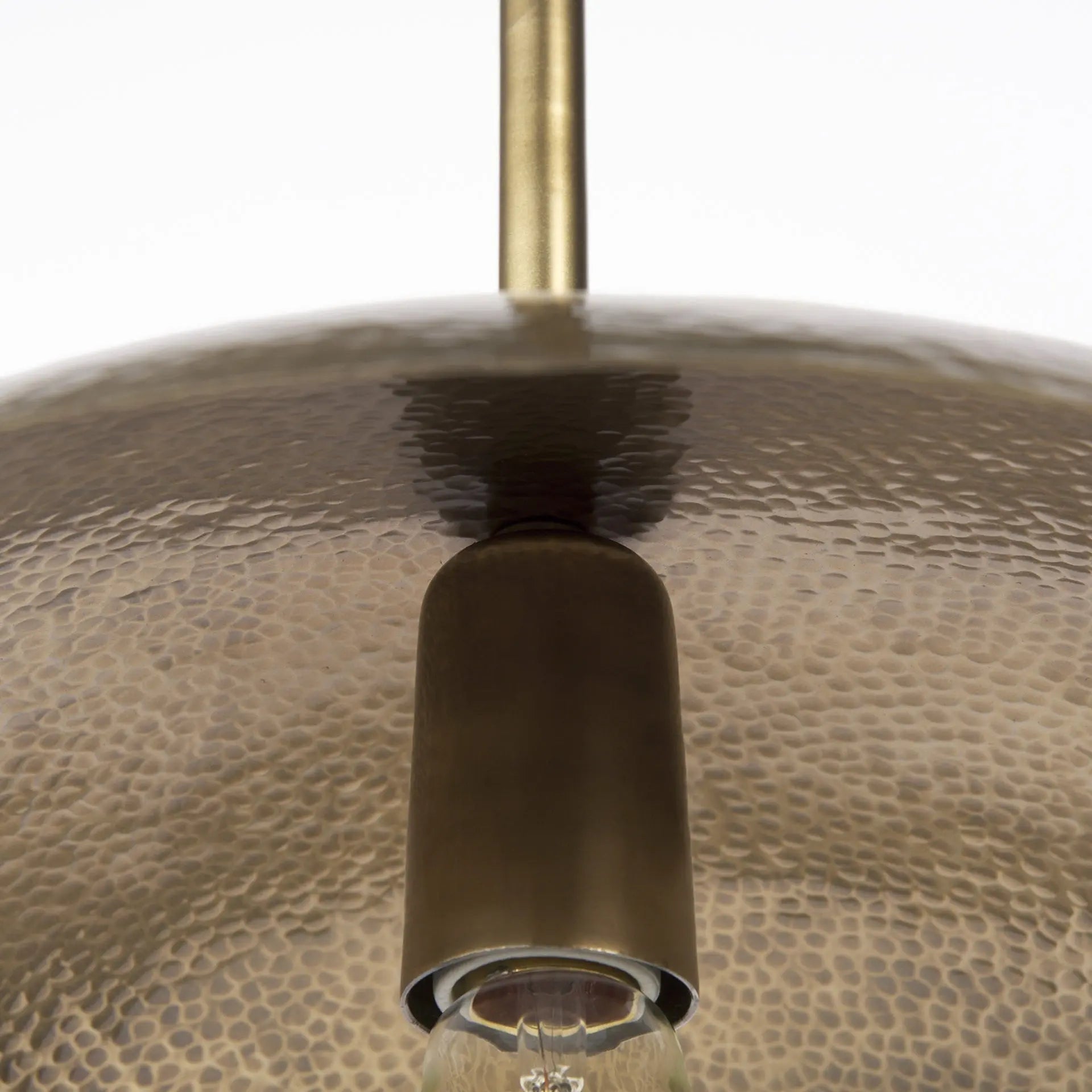 Hammered Gold Metal Hanging Pendant Light Homeroots Lighting