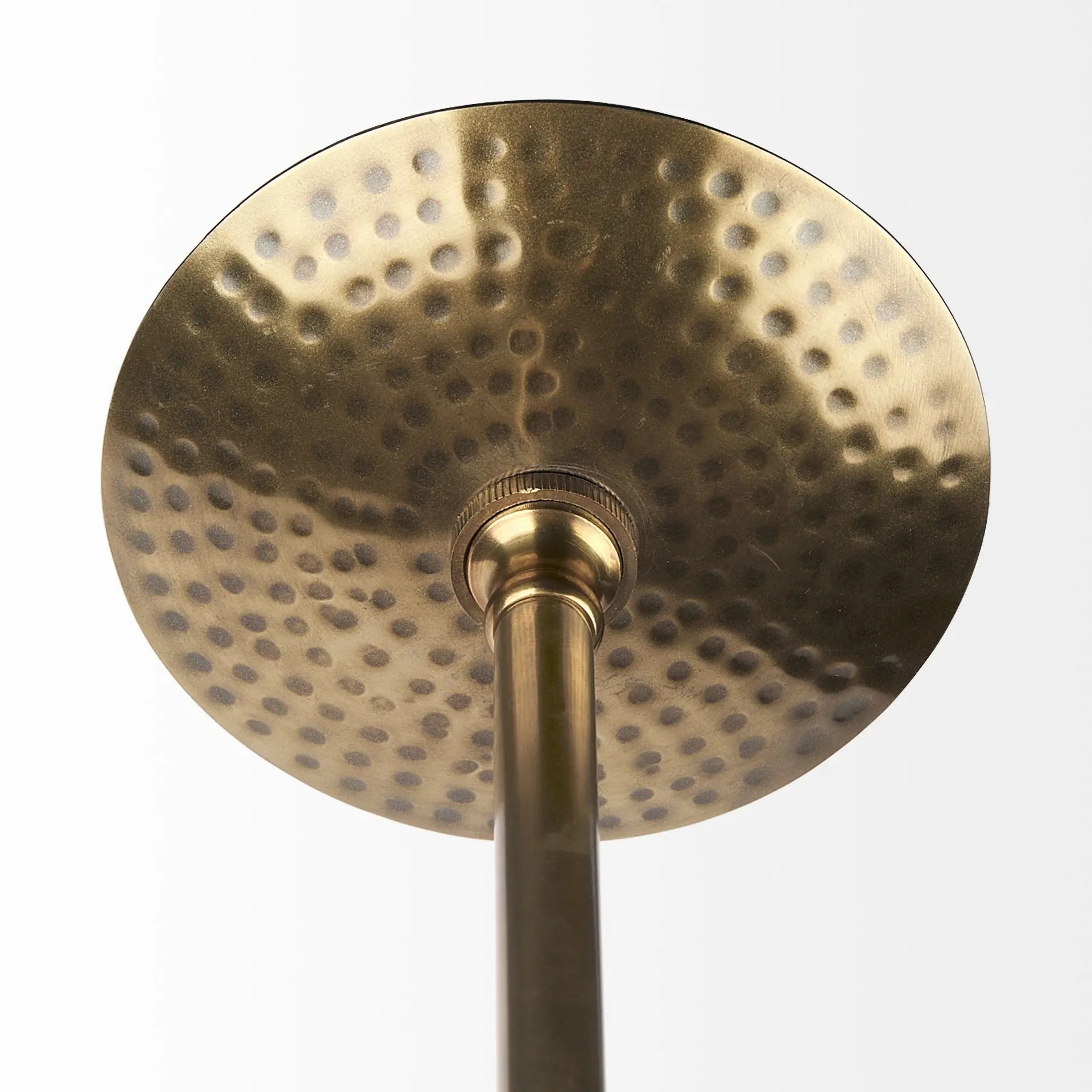 Hammered Gold Metal Hanging Pendant Light Homeroots Lighting