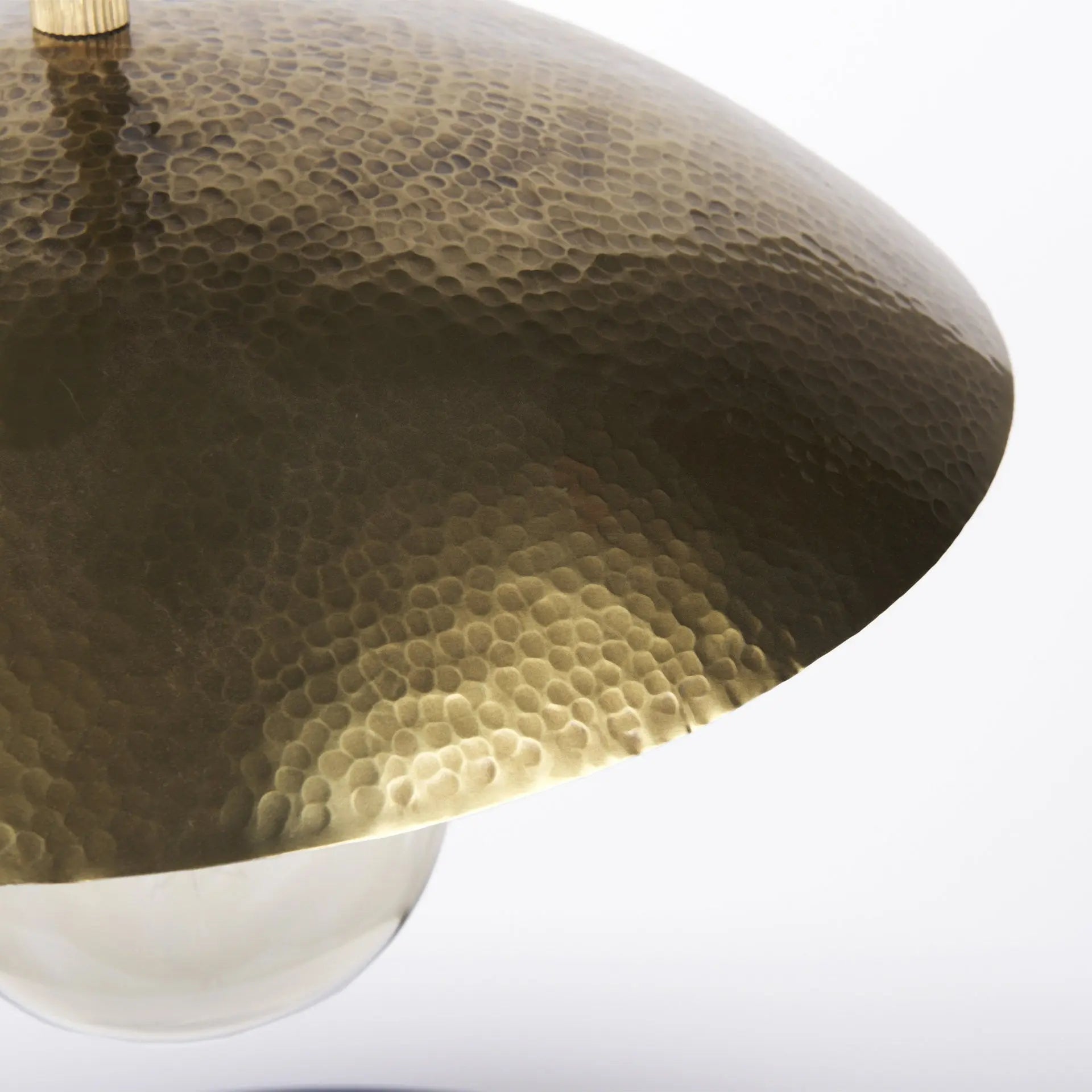 Hammered Gold Metal Hanging Pendant Light Homeroots Lighting