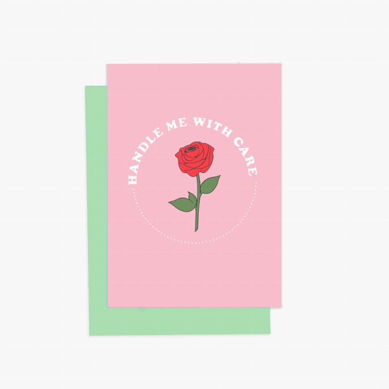 Handle Me With Care Greeting Card Cocus Pocus