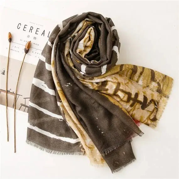 Handmade Cotton Voile Scarves, Gypsy Hair Wrap Pawsome Pet