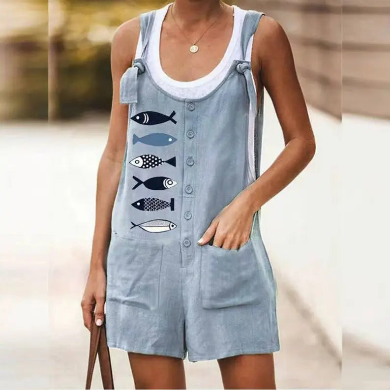 Handmade Dress - 100% Linen Summer One Piece Pawsome Pet