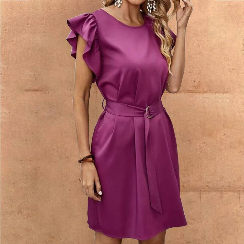 Handmade Dress - Own Design Elegant Purple Dress Pawsome Pet