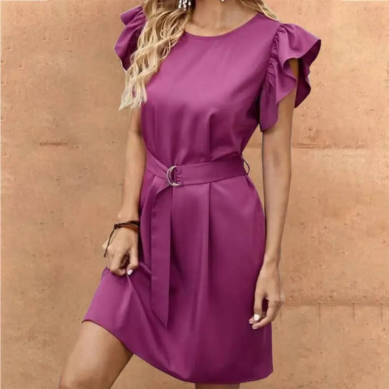 Handmade Dress - Own Design Elegant Purple Dress Pawsome Pet