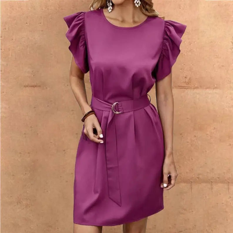 Handmade Dress - Own Design Elegant Purple Dress Pawsome Pet