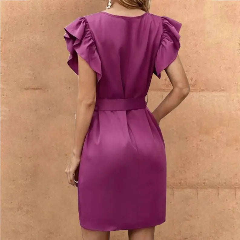 Handmade Dress - Own Design Elegant Purple Dress Pawsome Pet