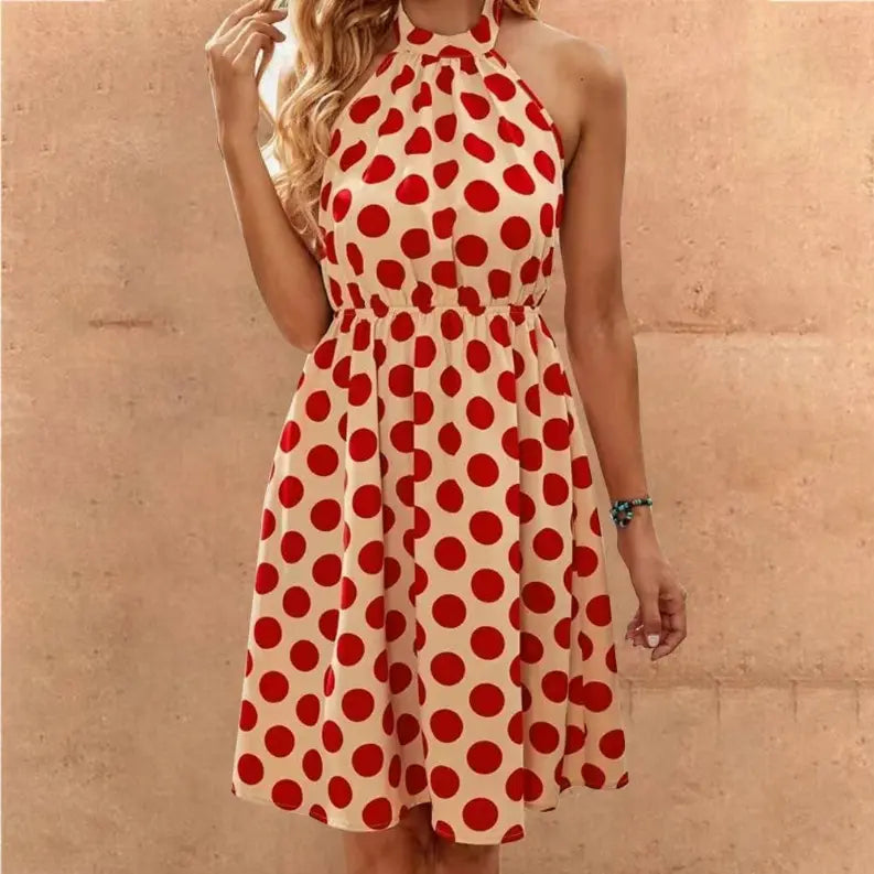 Handmade Dress - Own Design Elegant Spot Dress Pawsome Pet