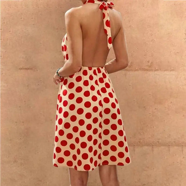 Handmade Dress - Own Design Elegant Spot Dress Pawsome Pet