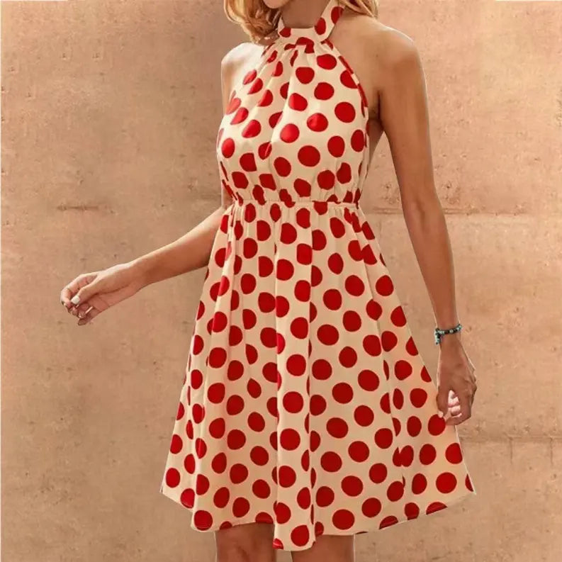 Handmade Dress - Own Design Elegant Spot Dress Pawsome Pet