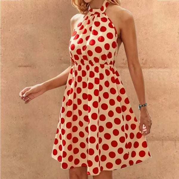 Handmade Dress - Own Design Elegant Spot Dress Pawsome Pet