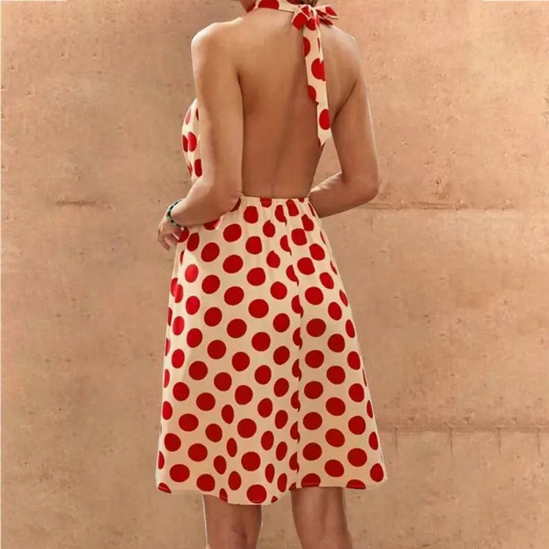 Handmade Dress - Own Design Elegant Spot Dress Pawsome Pet