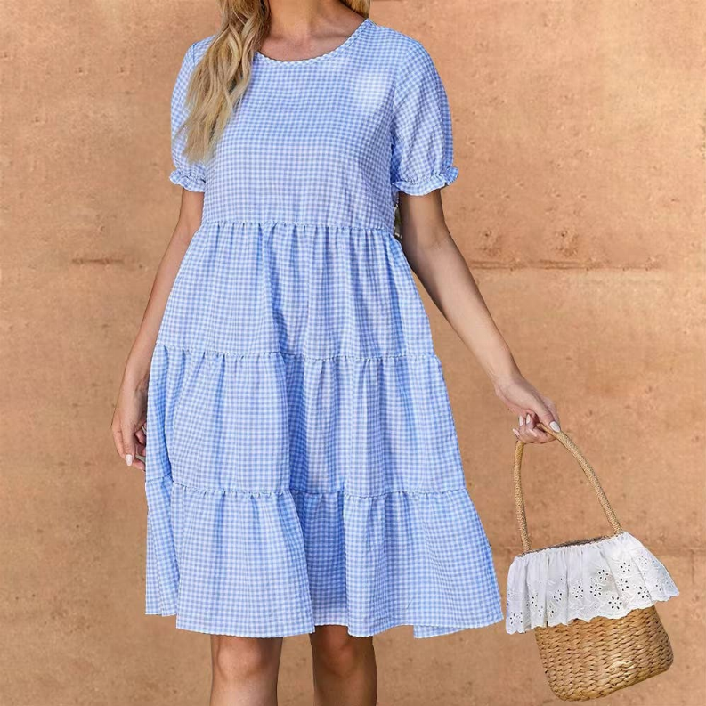 Handmade Dress - Own Design Sky Blue Dress Pawsome Pet