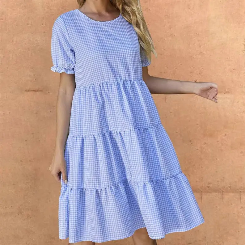 Handmade Dress - Own Design Sky Blue Dress Pawsome Pet