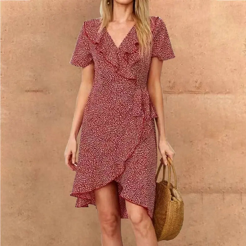 Handmade Dress - Own Design Wrap Dress Pawsome Pet